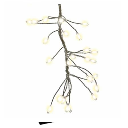 Holiday Bright Lights Holiday Bright Lights 266732 Christmas Micro Cluster Big Seed 216 LED Light Set; Warm White 266732